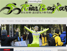 Tablet Screenshot of clubciclistariasbaixas.com